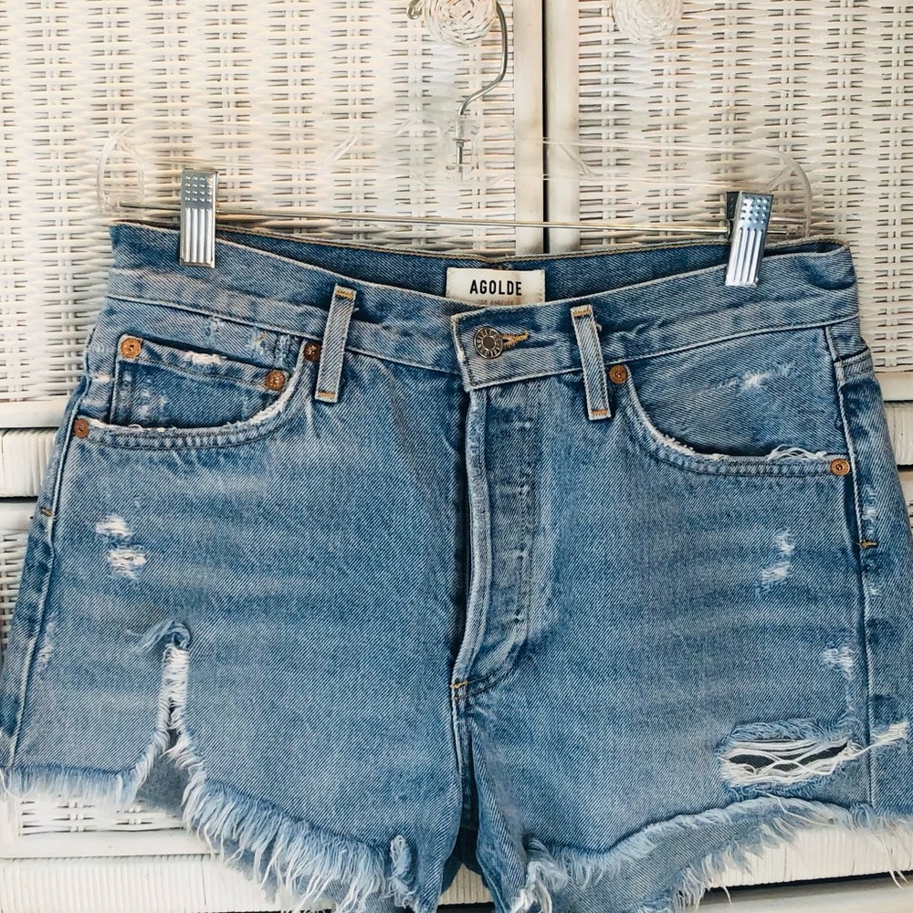 Agolde Parker cutoff shorts Size 26 used condition